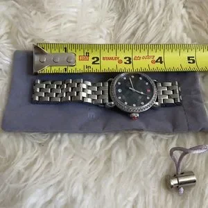 Michele | Accessories | Michele Black Mosaic Diamond Watch  display picture 1